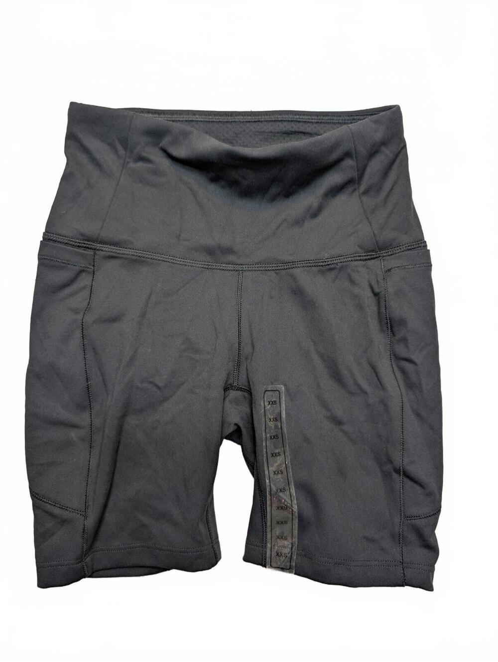 Calia Stay Powerful Biker Shorts High Rise Compression Womens XXS Black
